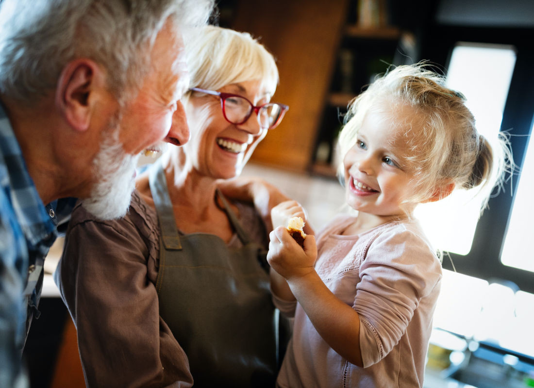 Grandparents With Child